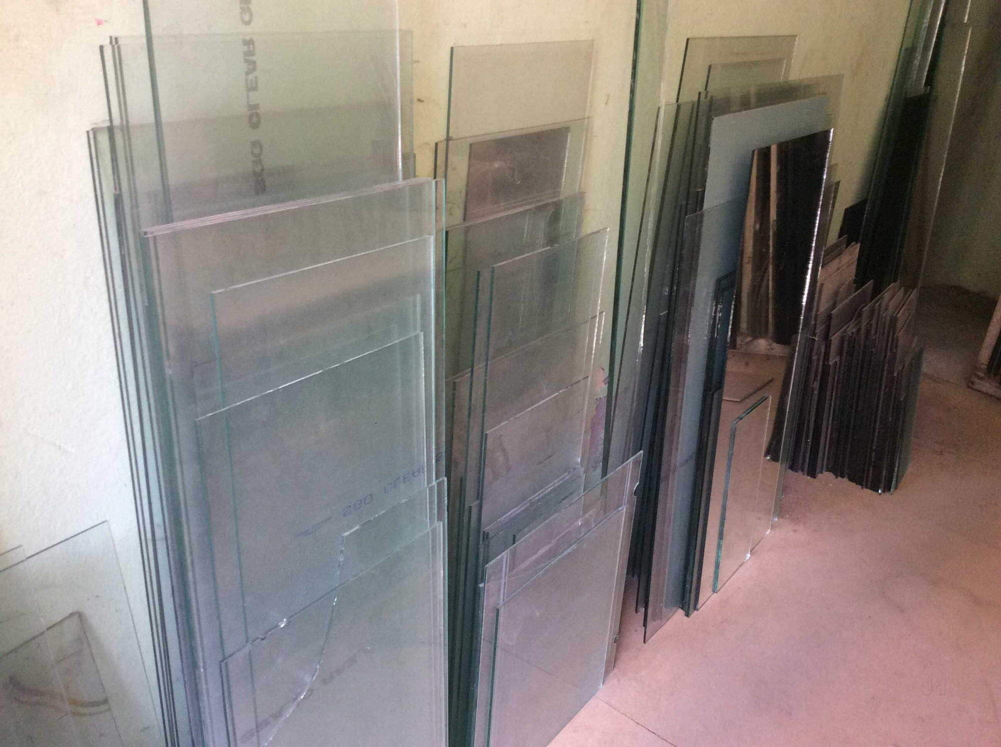 Golden Glass & Plywood