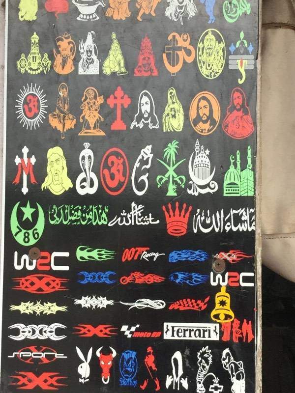 Basha computer stickering