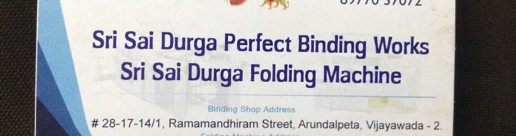 Sri Sai Durga Binding Works