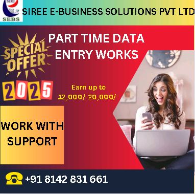 WORKS ON THE DATA ENTRY