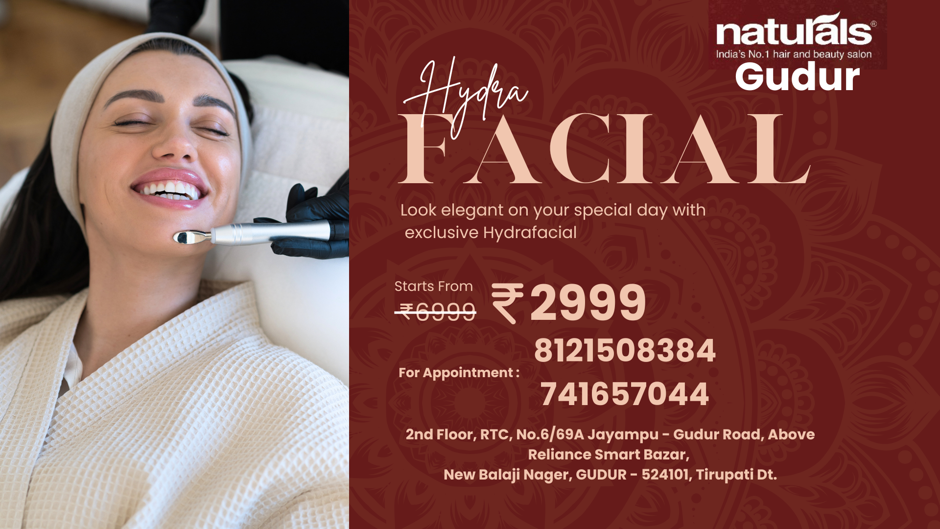 best unisex salon in gudur